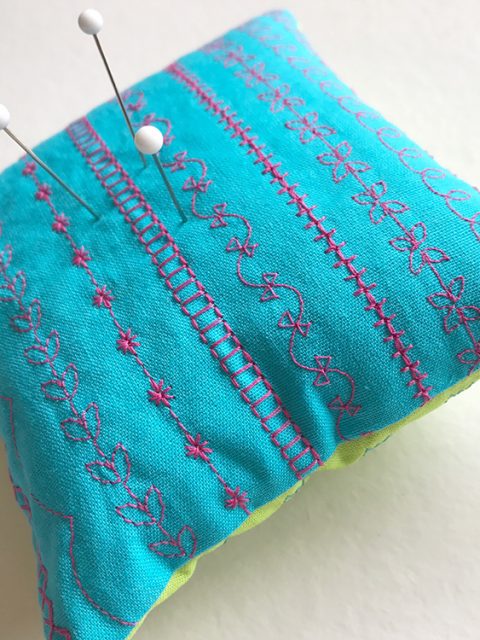 embroidered_turquoise_pincushion